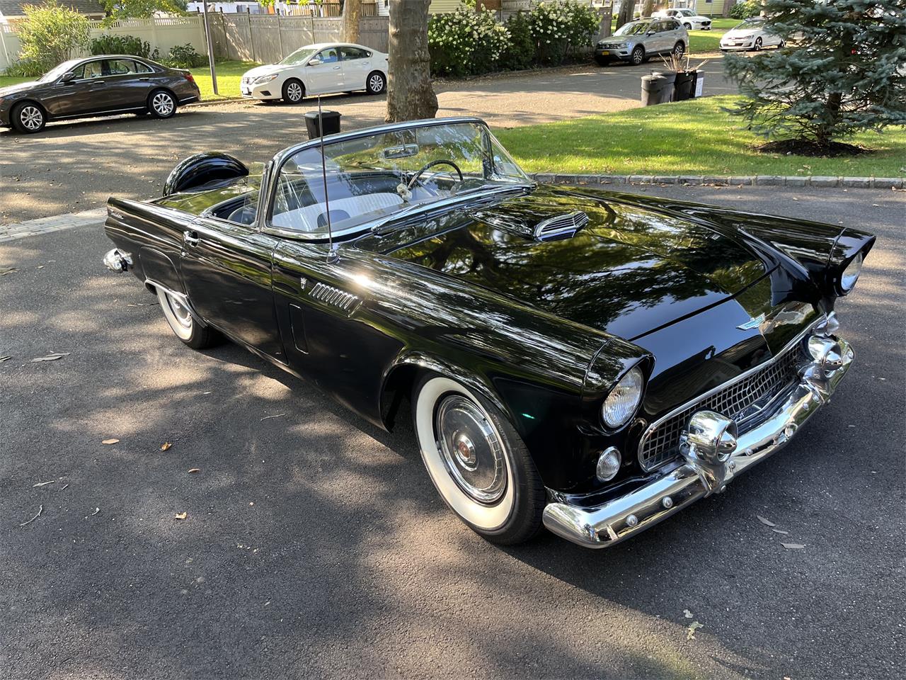 Ford-Thunderbird-1956-Black-BlackWhite-1