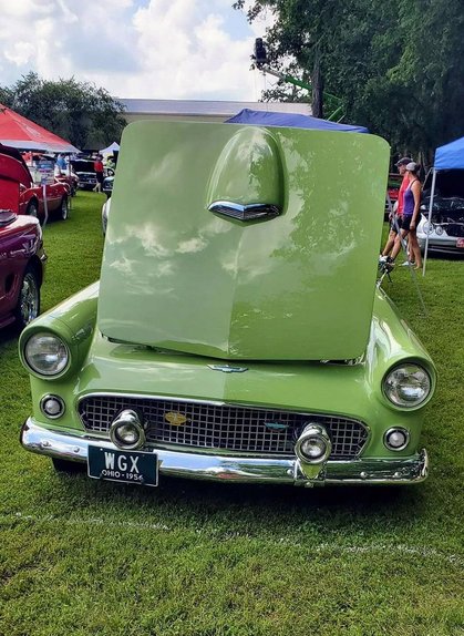 Ford-Thunderbird-1956-Green-Greenwhite-1