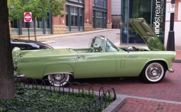 Ford-Thunderbird-1956-Green-Greenwhite-2