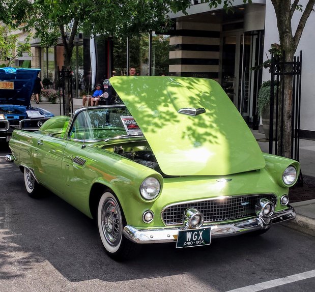 Ford-Thunderbird-1956-Green-Greenwhite-5