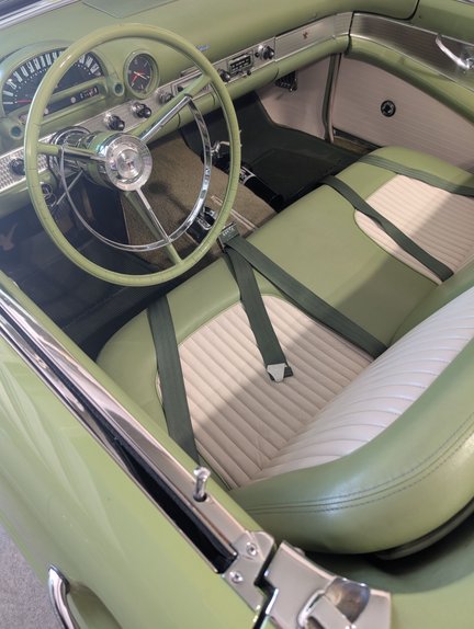 Ford-Thunderbird-1956-Green-Greenwhite-7