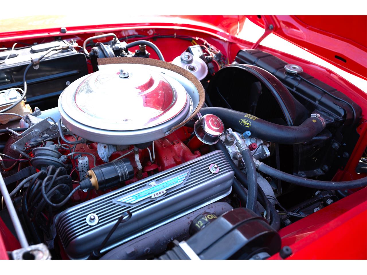 Ford-Thunderbird-1956-Red-Red-11