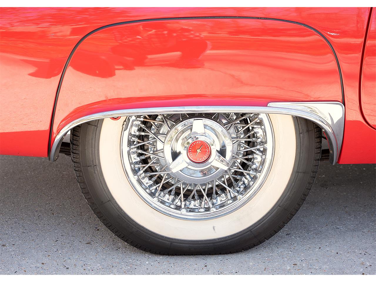 Ford-Thunderbird-1956-Red-Red-14