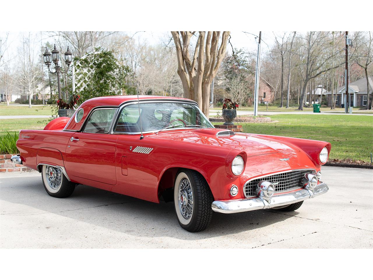Ford-Thunderbird-1956-Red-Red