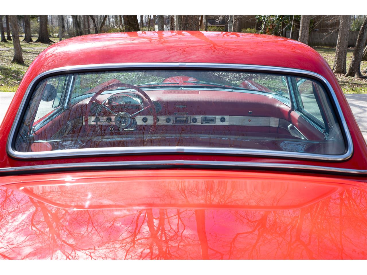 Ford-Thunderbird-1956-Red-Red-3