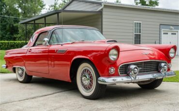 Ford-Thunderbird-1956-Red-Red-and-white-12