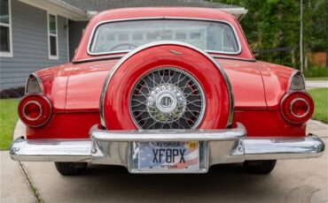 Ford-Thunderbird-1956-Red-Red-and-white-14