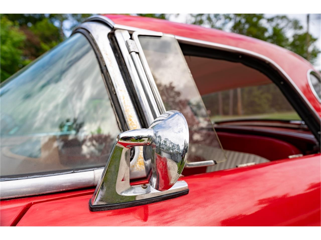 Ford-Thunderbird-1956-Red-Red-and-white-18