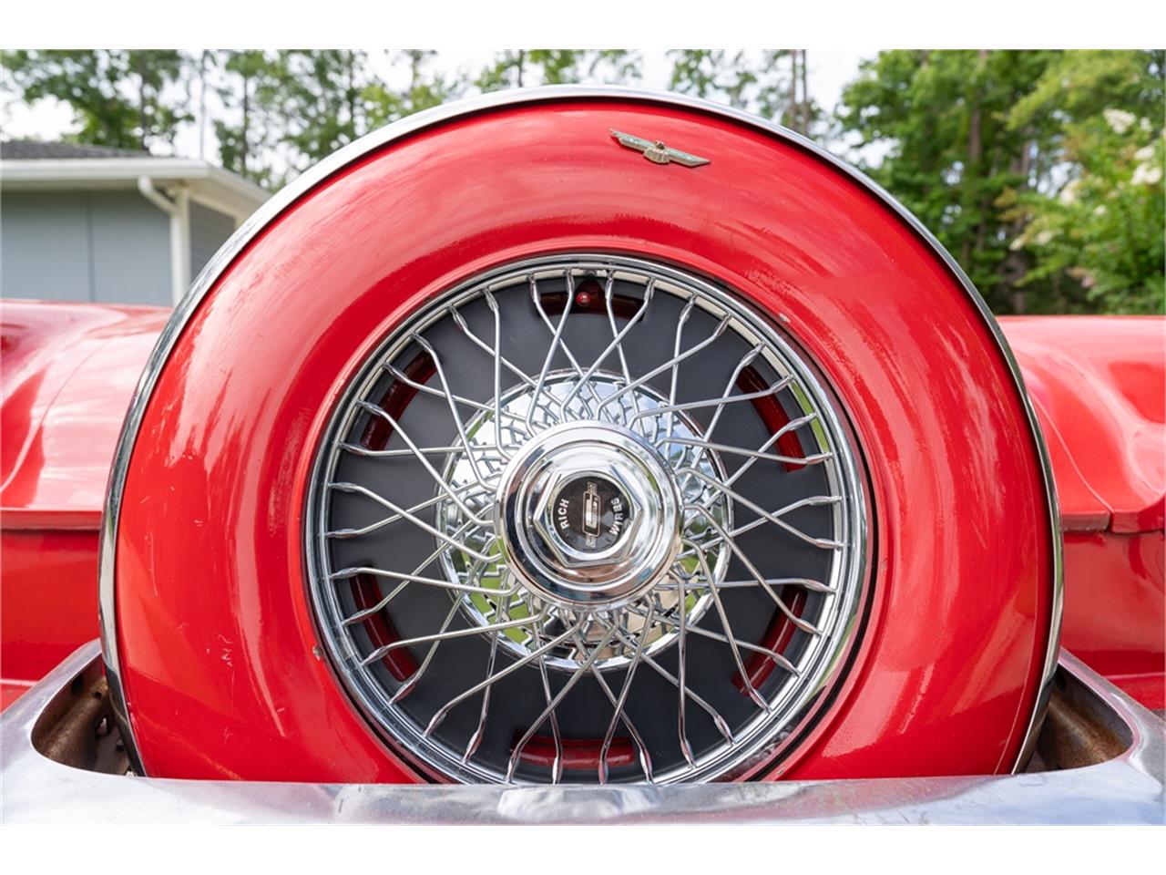 Ford-Thunderbird-1956-Red-Red-and-white-22