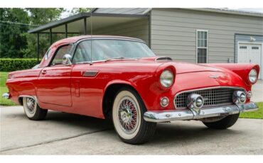 Ford-Thunderbird-1956-Red-Red-and-white-28