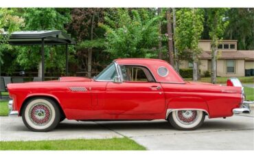 Ford-Thunderbird-1956-Red-Red-and-white-29