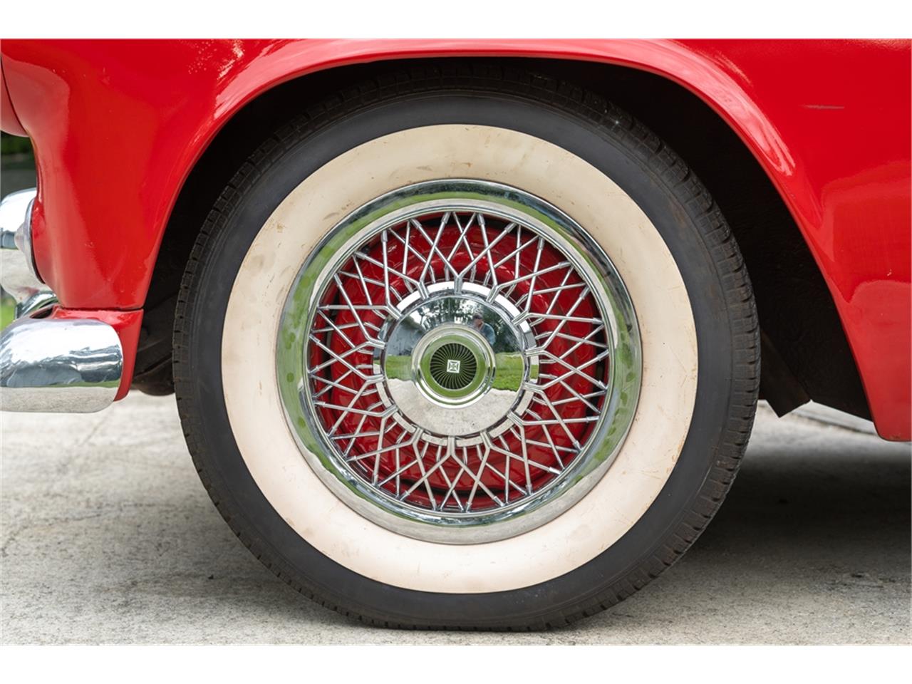 Ford-Thunderbird-1956-Red-Red-and-white-33