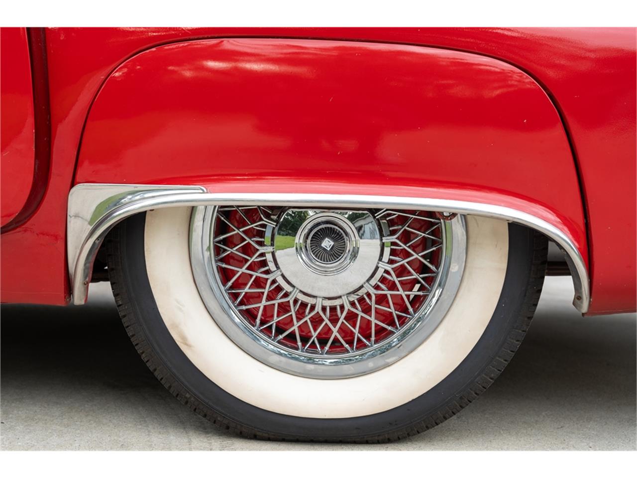 Ford-Thunderbird-1956-Red-Red-and-white-36
