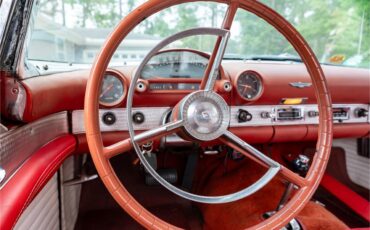 Ford-Thunderbird-1956-Red-Red-and-white-37