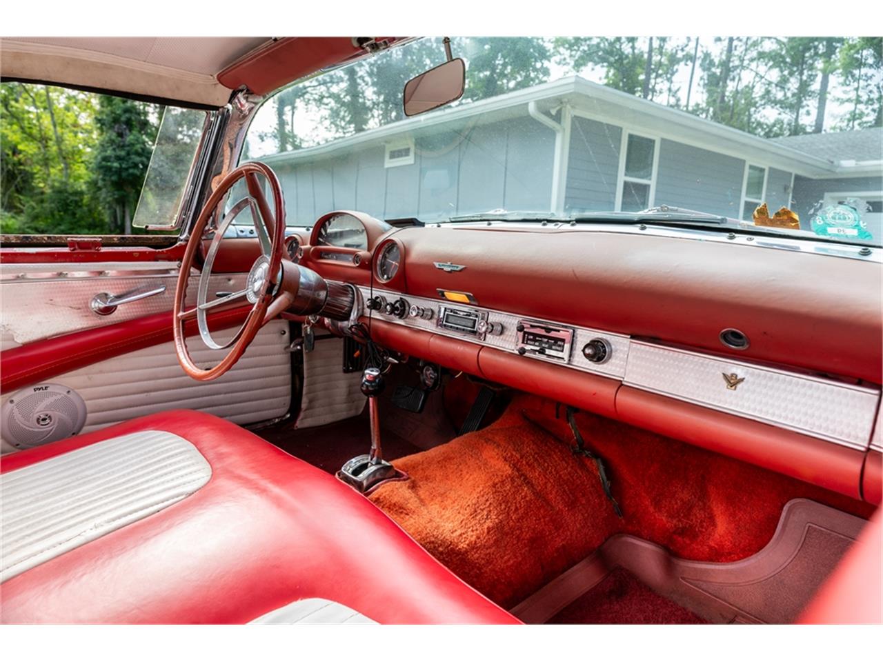 Ford-Thunderbird-1956-Red-Red-and-white-41