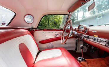Ford-Thunderbird-1956-Red-Red-and-white-43