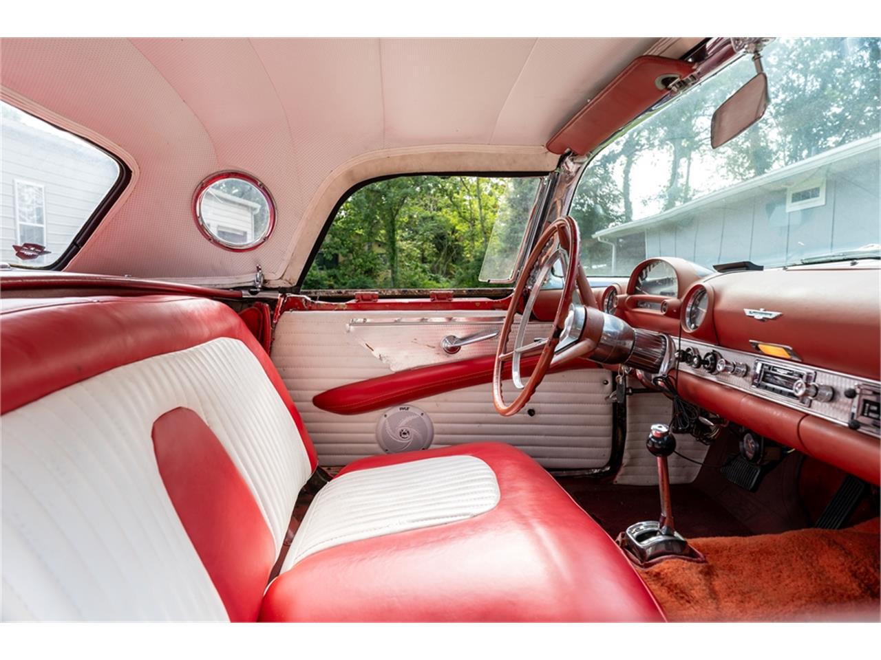 Ford-Thunderbird-1956-Red-Red-and-white-43