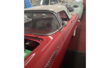 Ford-Thunderbird-1956-Red-with-white-top-Red-amp-White