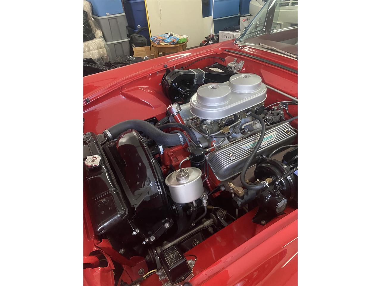 Ford-Thunderbird-1956-Red-with-white-top-Red-amp-White-8