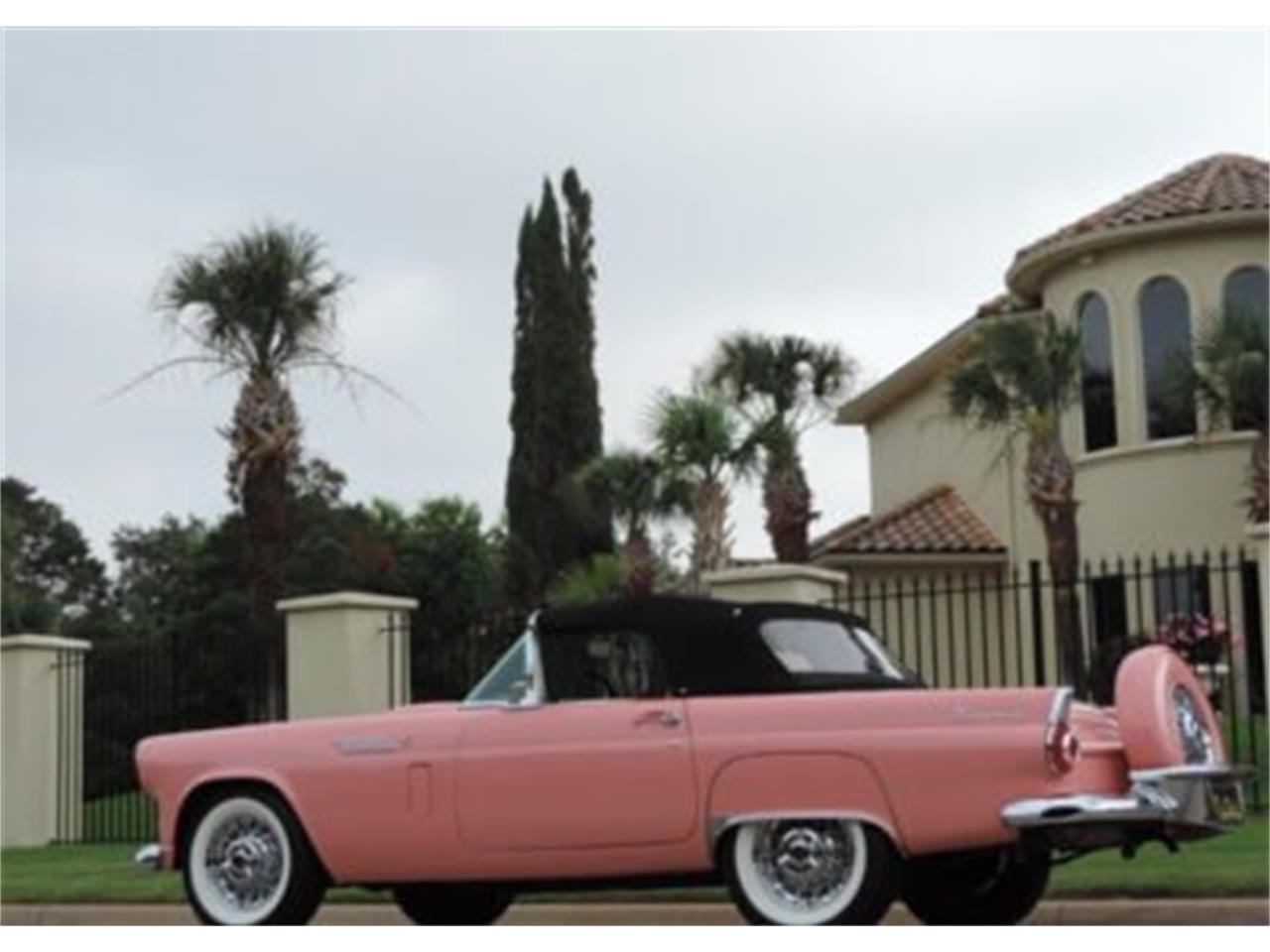 Ford-Thunderbird-1956-Sunset-Coral-BlackWhite