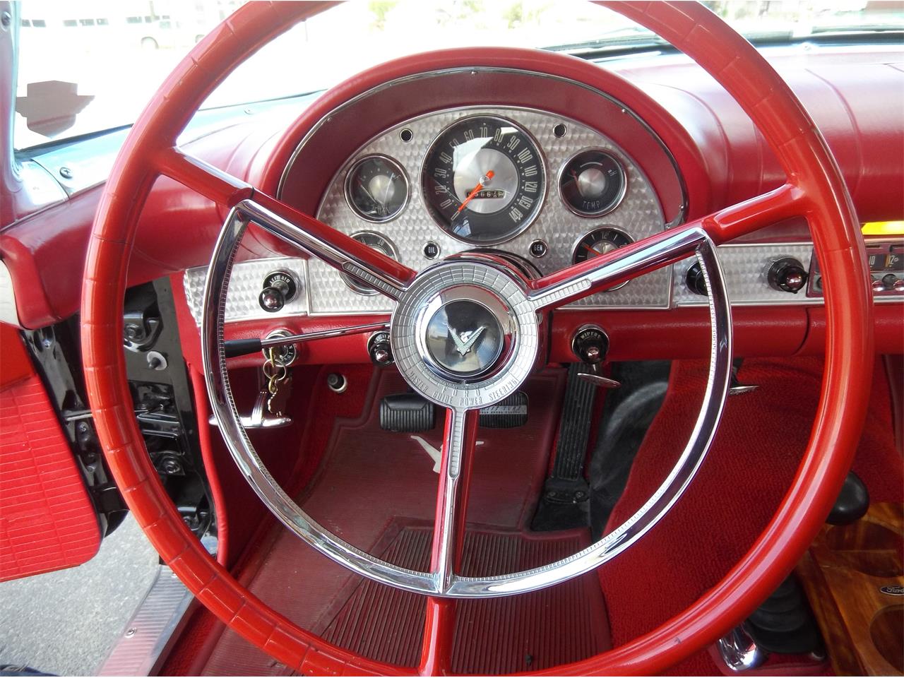 Ford-Thunderbird-1957-Black-Red-12