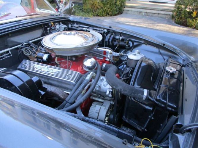 Ford-Thunderbird-1957-Gray-Red-10