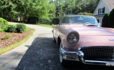 Ford-Thunderbird-1957-Pink-White-6