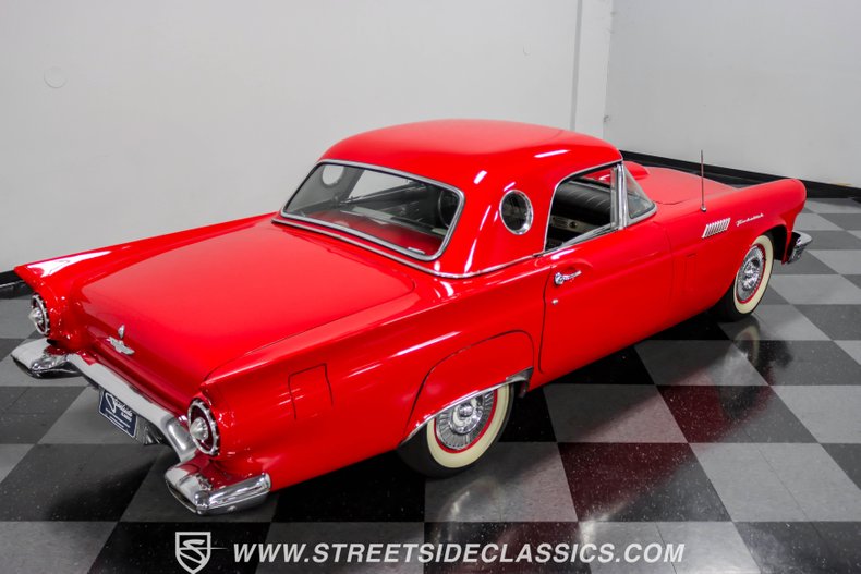 Ford-Thunderbird-1957-Red-Black-41