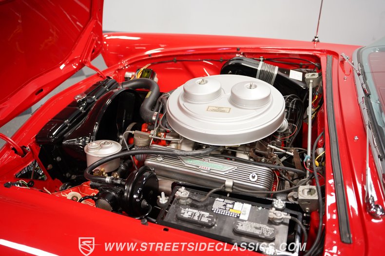Ford-Thunderbird-1957-Red-Red-36