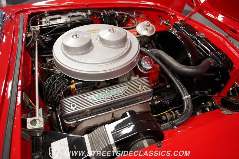 Ford-Thunderbird-1957-Red-Red-39