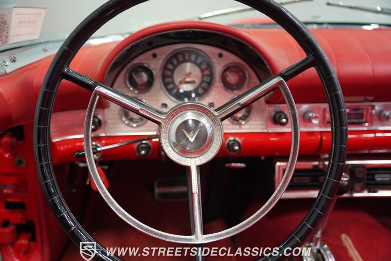 Ford-Thunderbird-1957-Red-Red-39