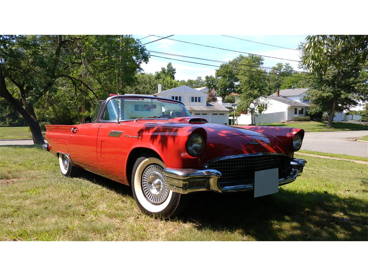Ford-Thunderbird-1957-Red-Red-amp-White-5