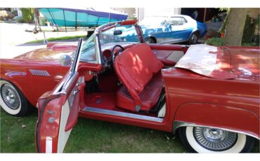 Ford-Thunderbird-1957-Red-Red-amp-White-8