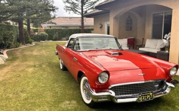 Ford-Thunderbird-1957-Red-White-10
