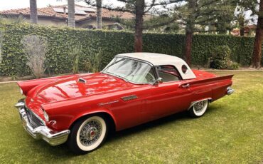 Ford-Thunderbird-1957-Red-White-14