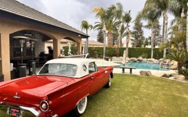 Ford-Thunderbird-1957-Red-White-15