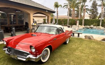 Ford-Thunderbird-1957-Red-White-4