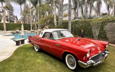 Ford-Thunderbird-1957-Red-White-5