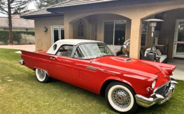 Ford-Thunderbird-1957-Red-White-8