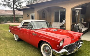 Ford-Thunderbird-1957-Red-White-9