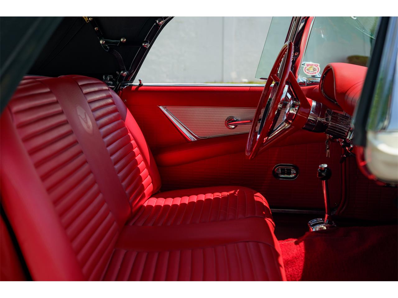 Ford-Thunderbird-1957-White-Red-11