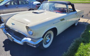 Ford-Thunderbird-1957-White-Red-12