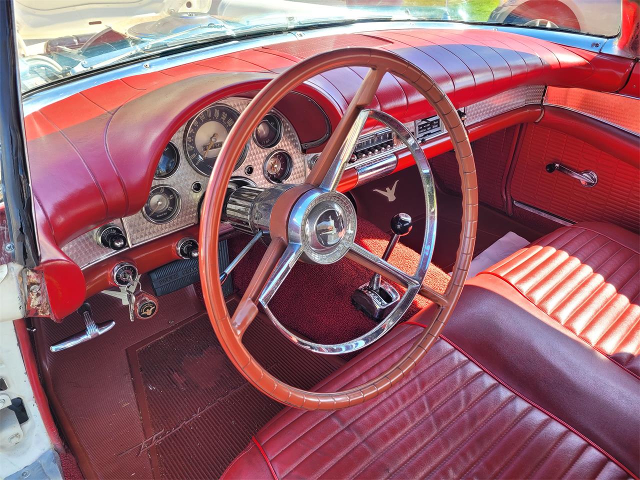 Ford-Thunderbird-1957-White-Red-20