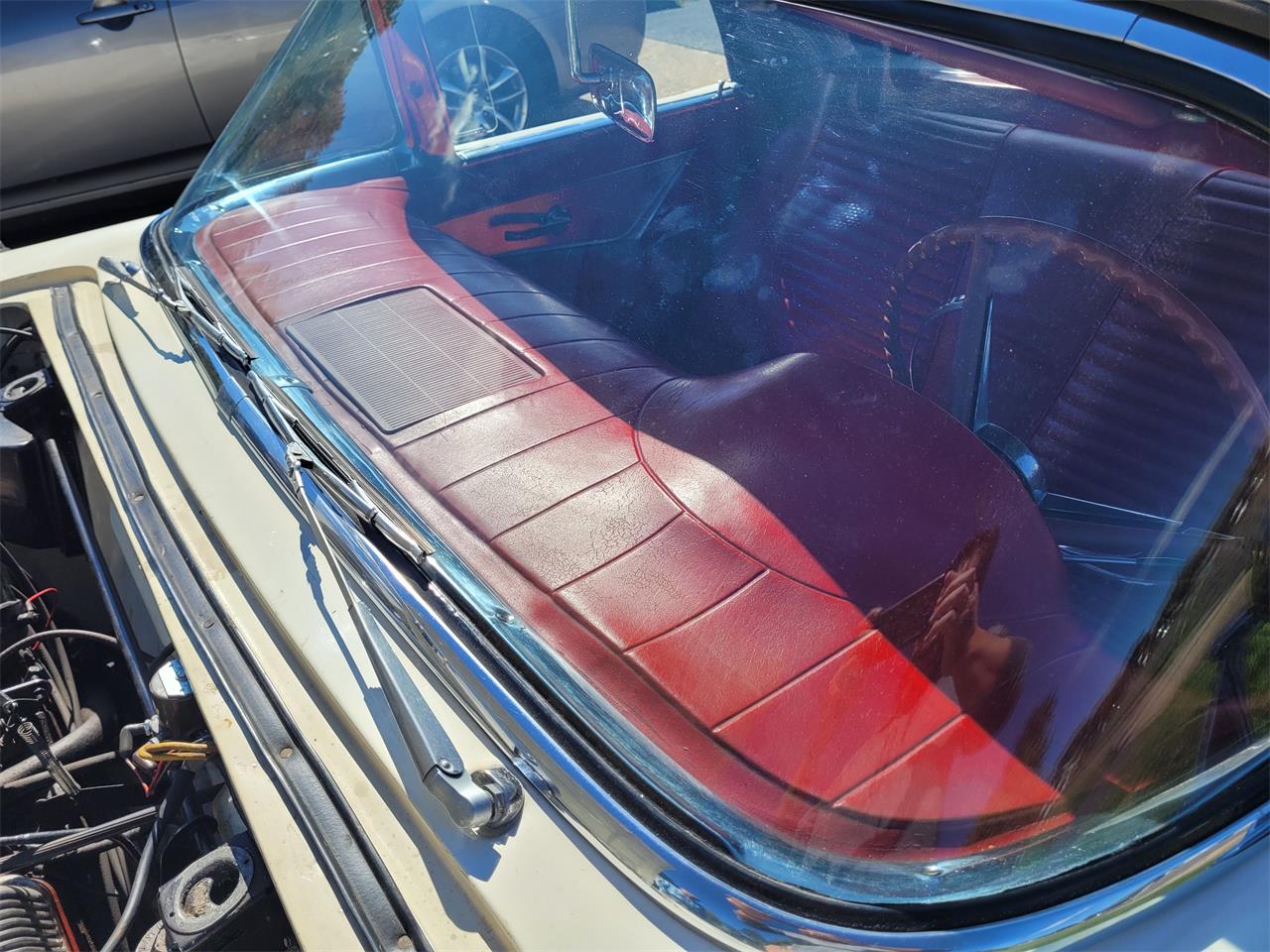 Ford-Thunderbird-1957-White-Red-24