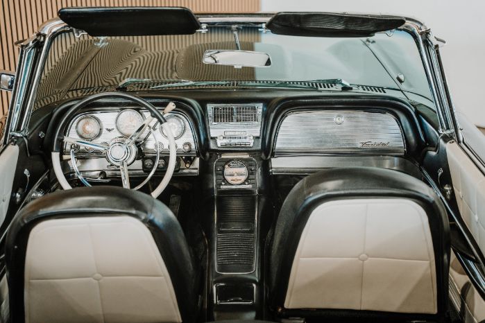 Ford-Thunderbird-1960-Black-Black-Vinyl-19