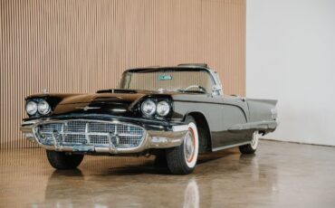 Ford-Thunderbird-1960-Black-Black-Vinyl