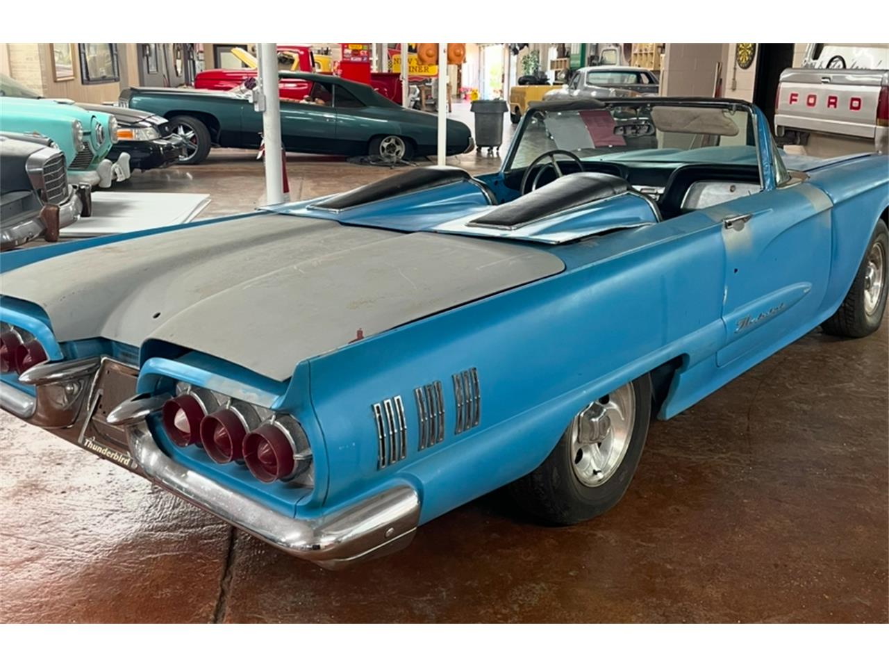Ford-Thunderbird-1960-Blue-White