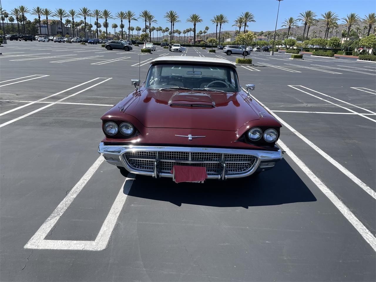 Ford-Thunderbird-1960-Red-Black-And-White-1