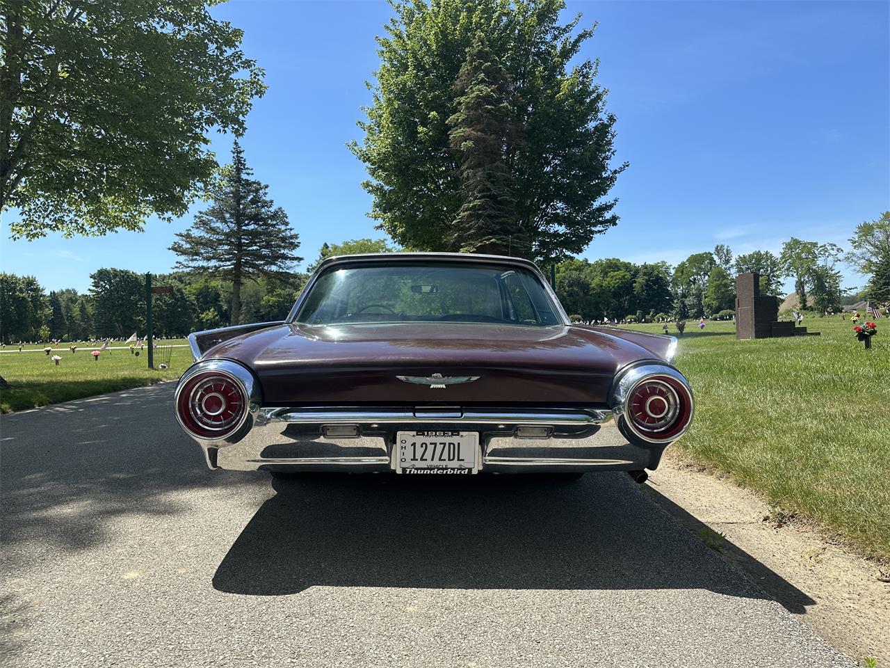 Ford-Thunderbird-1963-Burgundy-Black-8