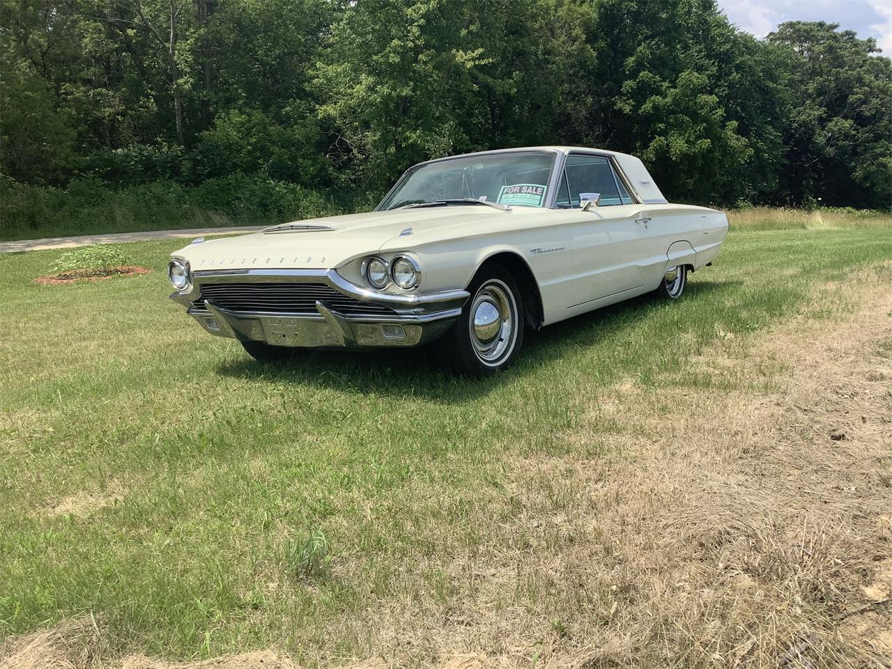 Ford-Thunderbird-1964-White-Blue-18